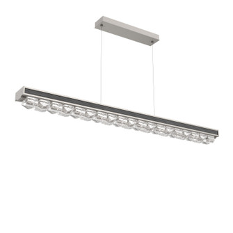 Tessera LED Linear Chandelier in Beige Silver (404|PLB0100-60-BS-TF-CA1-L1-W02)