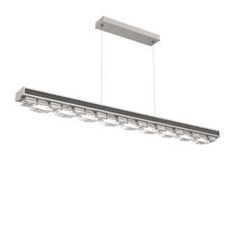 Tessera LED Linear Chandelier in Beige Silver (404|PLB0100-60-BS-TE-CA1-L1-W02)