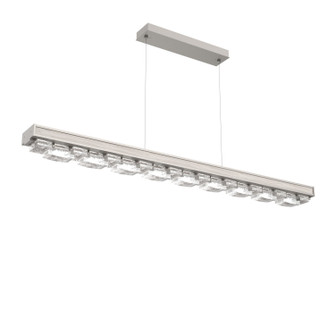Tessera LED Linear Chandelier in Beige Silver (404|PLB0100-60-BS-TE-CA1-L1-W01)
