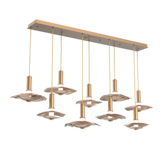 Cumulus LED Pendant in Novel Brass (404|PLB0099-09-NB-00-C01-L3-MI)