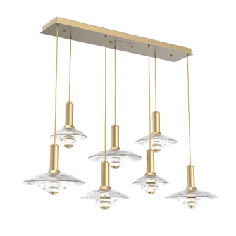 Cirrus LED Pendant in Gilded Brass (404|PLB0098-07-GB-CG-C01-L3)