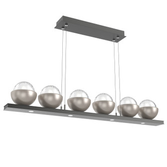 Cabochon LED Linear Suspension in Matte Black (404|PLB0093-0B-MB-C-CA1-L1-BS)