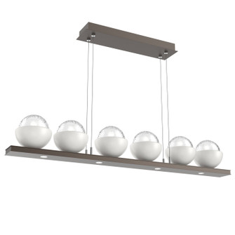 Cabochon LED Linear Suspension in Flat Bronze (404|PLB0093-0B-FB-C-CA1-L3-WI)