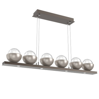 Cabochon LED Linear Suspension in Flat Bronze (404|PLB0093-0B-FB-C-CA1-L1-BS)