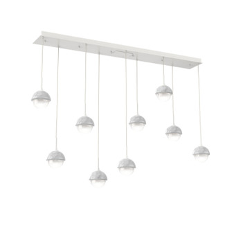 Cabochon LED Pendant in Classic Silver (404|PLB0093-09-CS-WL-C01-L1-RE)