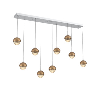 Cabochon LED Pendant in Classic Silver (404|PLB0093-09-CS-A-C01-L1-NB)