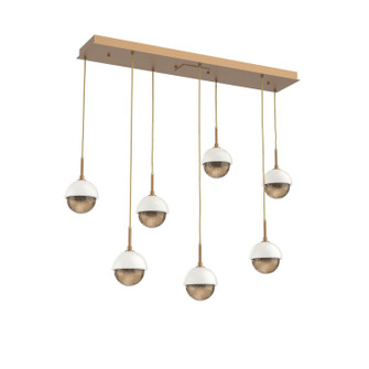 Cabochon LED Pendant in Novel Brass (404|PLB0093-07-NB-B-C01-L3-WI)