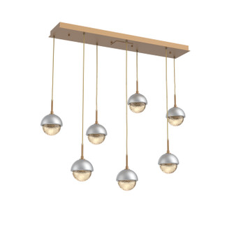 Cabochon LED Pendant in Novel Brass (404|PLB0093-07-NB-A-C01-L1-CS)