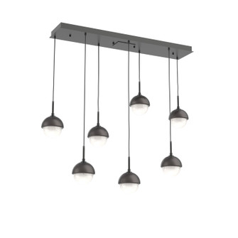 Cabochon LED Pendant in Matte Black (404|PLB0093-07-MB-WL-C01-L3-GP)