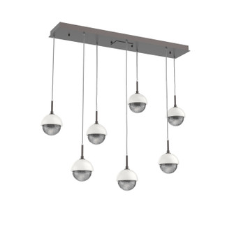 Cabochon LED Pendant in Graphite (404|PLB0093-07-GP-S-C01-L3-WI)