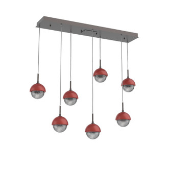 Cabochon LED Pendant in Graphite (404|PLB0093-07-GP-S-C01-L1-RE)
