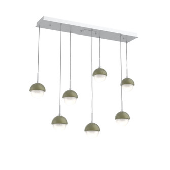 Cabochon LED Pendant in Classic Silver (404|PLB0093-07-CS-WL-C01-L3-GE)
