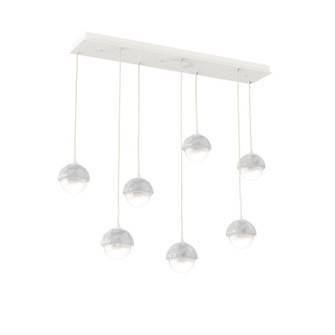 Cabochon LED Pendant in Classic Silver (404|PLB0093-07-CS-WL-C01-L1-FB)