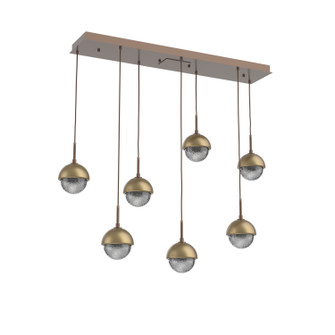 Cabochon LED Pendant in Burnished Bronze (404|PLB0093-07-BB-S-C01-L3-GB)