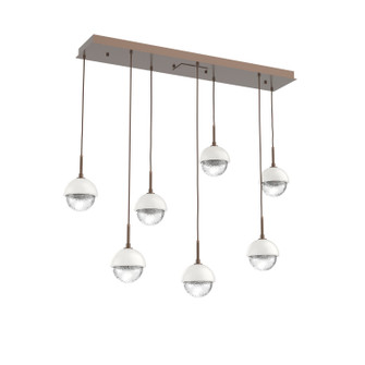 Cabochon LED Pendant in Burnished Bronze (404|PLB0093-07-BB-C-C01-L3-WI)