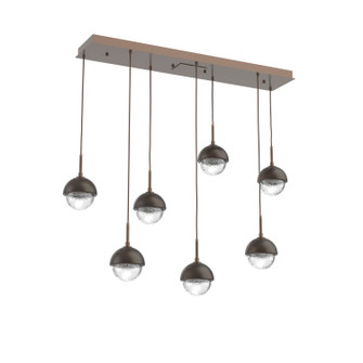 Cabochon LED Pendant in Burnished Bronze (404|PLB0093-07-BB-C-C01-L3-FB)