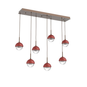 Cabochon LED Pendant in Burnished Bronze (404|PLB0093-07-BB-C-C01-L1-RE)
