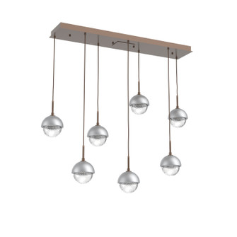 Cabochon LED Pendant in Burnished Bronze (404|PLB0093-07-BB-C-C01-L1-CS)
