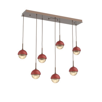 Cabochon LED Pendant in Burnished Bronze (404|PLB0093-07-BB-A-C01-L3-RE)