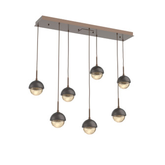 Cabochon LED Pendant in Burnished Bronze (404|PLB0093-07-BB-A-C01-L1-GP)
