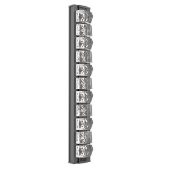 Tessera LED Outdoor Wall Sconce in Argento Grey (404|ODB0100-36-AG-TF-L4)