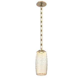 Vessel LED Pendant in Gilded Brass (404|LNB0091-01-GB-A-CH3-L3)