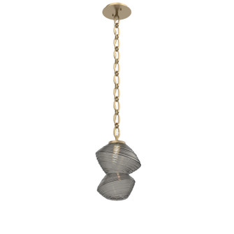 Mesa LED Pendant in Gilded Brass (404|LNB0089-01-GB-S-CH2-L3)