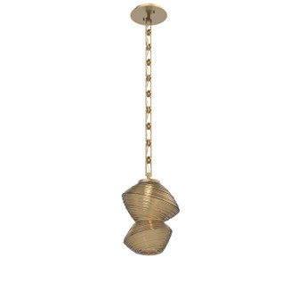 Mesa LED Pendant in Gilded Brass (404|LNB0089-01-GB-B-CH3-L3)