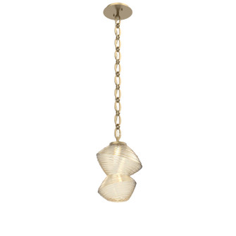 Mesa LED Pendant in Gilded Brass (404|LNB0089-01-GB-A-CH2-L3)