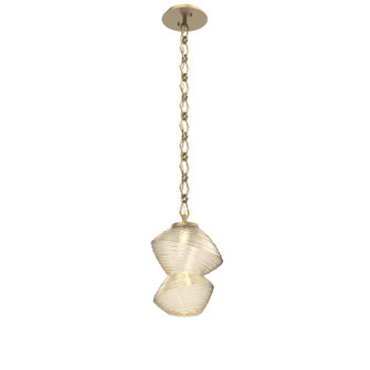 Mesa LED Pendant in Gilded Brass (404|LNB0089-01-GB-A-CH1-L1)