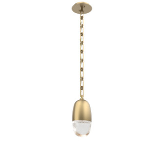 Pebble LED Pendant in Gilded Brass (404|LNB0079-01-GB-PC-CH3-L1)