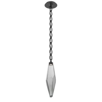 Rock Crystal LED Pendant in Matte Black (404|LNB0050-19-MB-CS-CH2-L1)