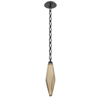 Rock Crystal LED Pendant in Matte Black (404|LNB0050-19-MB-CB-CH1-L3)