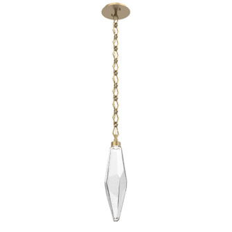 Rock Crystal LED Pendant in Gilded Brass (404|LNB0050-19-GB-CC-CH1-L1)