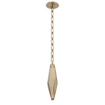 Rock Crystal LED Pendant in Gilded Brass (404|LNB0050-19-GB-CB-CH2-L1)