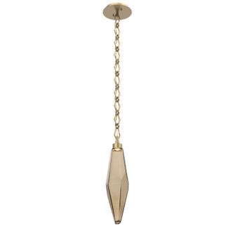 Rock Crystal LED Pendant in Gilded Brass (404|LNB0050-19-GB-CB-CH1-L3)