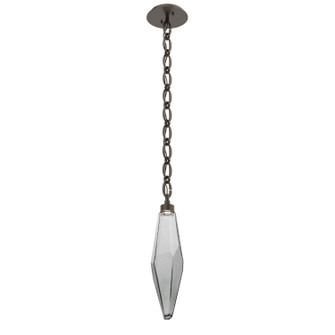 Rock Crystal LED Pendant in Flat Bronze (404|LNB0050-19-FB-CS-CH2-L1)