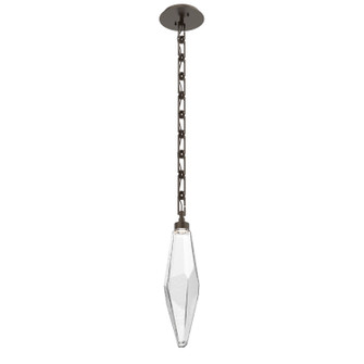 Rock Crystal LED Pendant in Flat Bronze (404|LNB0050-19-FB-CC-CH3-L1)
