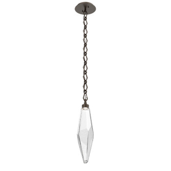 Rock Crystal LED Pendant in Flat Bronze (404|LNB0050-19-FB-CC-CH1-L3)