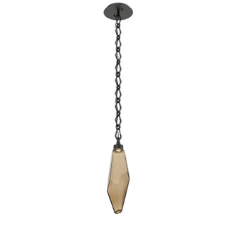 Rock Crystal LED Pendant in Matte Black (404|LNB0050-17-MB-CB-CH1-L3)