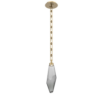 Rock Crystal LED Pendant in Gilded Brass (404|LNB0050-17-GB-CS-CH3-L1)