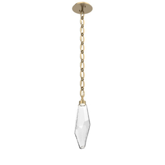 Rock Crystal LED Pendant in Gilded Brass (404|LNB0050-17-GB-CC-CH2-L3)