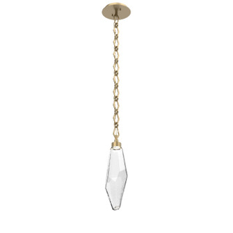 Rock Crystal LED Pendant in Gilded Brass (404|LNB0050-17-GB-CC-CH1-L3)