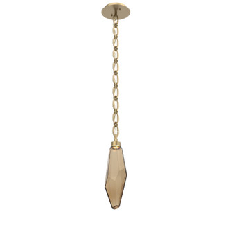 Rock Crystal LED Pendant in Gilded Brass (404|LNB0050-17-GB-CB-CH2-L1)