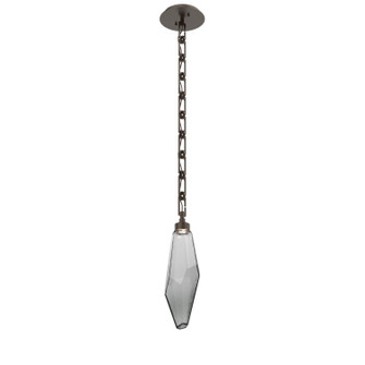 Rock Crystal LED Pendant in Flat Bronze (404|LNB0050-17-FB-CS-CH3-L1)
