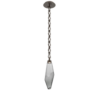 Rock Crystal LED Pendant in Flat Bronze (404|LNB0050-17-FB-CS-CH1-L3)
