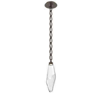 Rock Crystal LED Pendant in Flat Bronze (404|LNB0050-17-FB-CC-CH2-L1)