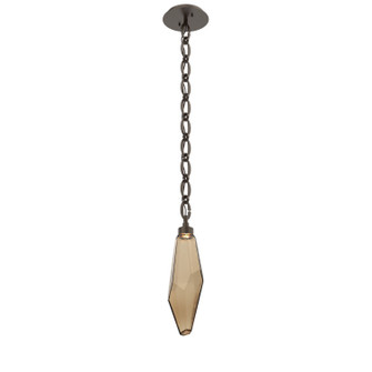 Rock Crystal LED Pendant in Flat Bronze (404|LNB0050-17-FB-CB-CH2-L3)