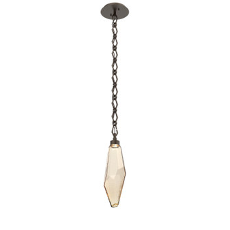 Rock Crystal LED Pendant in Flat Bronze (404|LNB0050-17-FB-CA-CH1-L1)