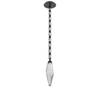 Rock Crystal LED Pendant in Matte Black (404|LNB0050-15-MB-CS-CH3-L3)